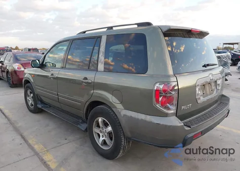2007 Honda Pilot Ex-L из США, поврежденный, VIN 5FNYF28667B007701